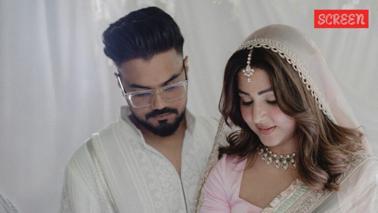 Pati, Patni, Aur Panga: Hina Khan and her husband Rocky make their first on-screen appearance post marriage. Watch