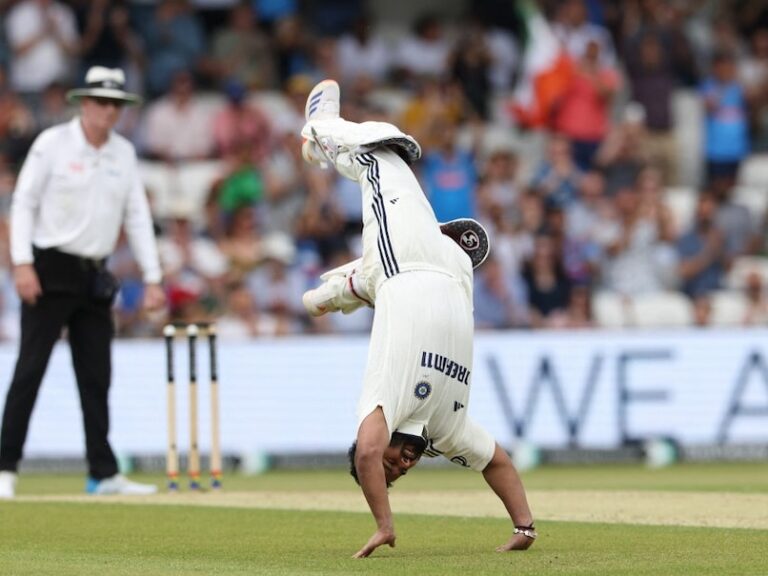 “Happy International Yoga Day”: Rishabh Pant’s Somersault Celebration After Record-Breaking Ton Triggers Meme Fest. Watch