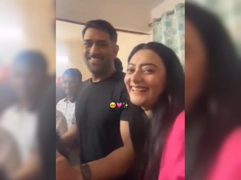 Fan Girl’s Expression After Meeting MS Dhoni At Birthday Party Goes Viral. Watch
