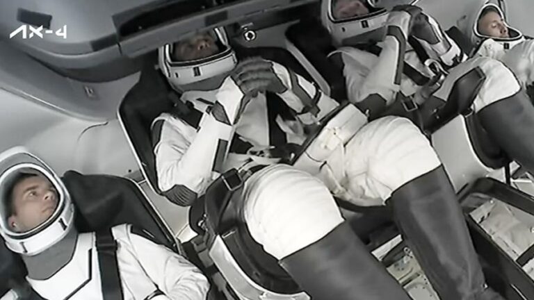What a ride: Watch Shubhanshu Shukla’s message to India en route to space
