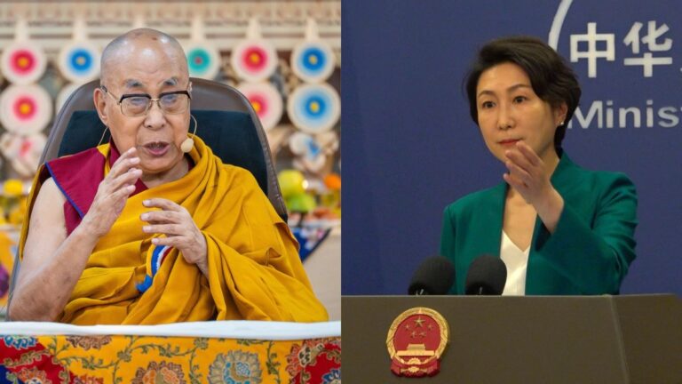 China urges India to ‘act cautiously’ amid row over Dalai Lama’s successor plan